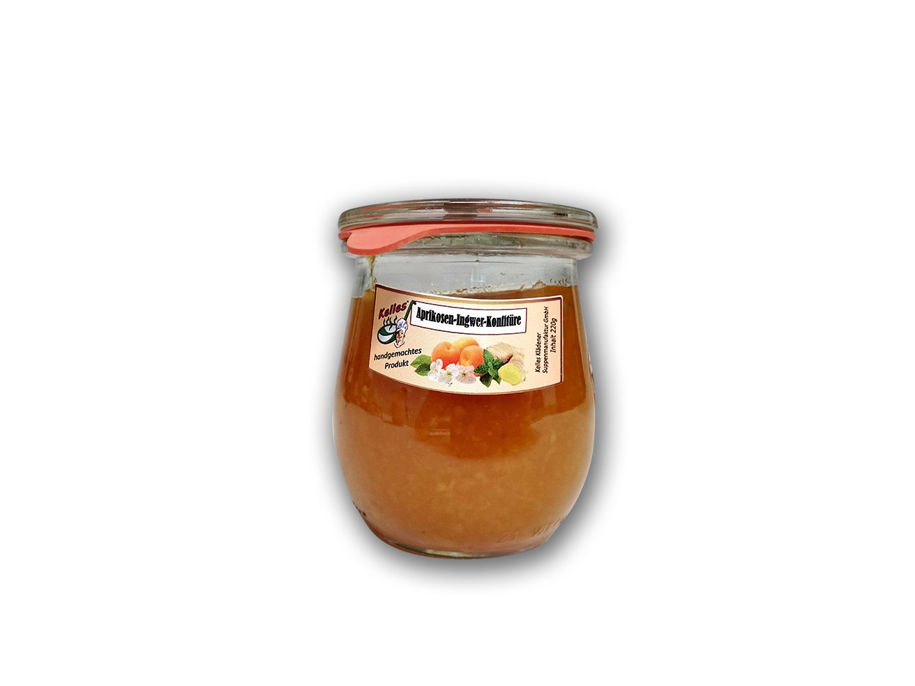 Kelles Aprikosen-Ingwer-Marmelade